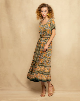 vestido midi evase 5