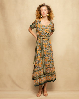 vestido midi evase 10