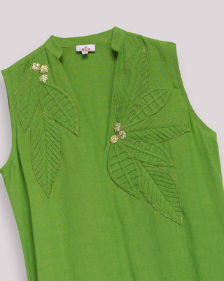 vestido verde oliva 8