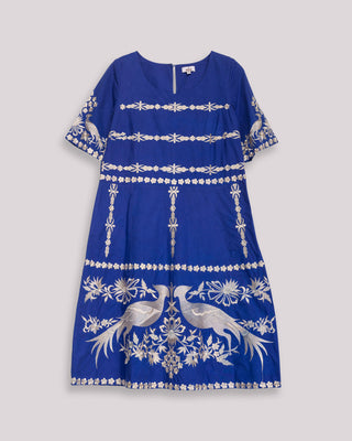 vestido corto azul electrico 8