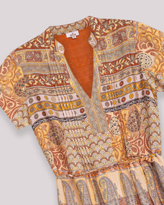 vestido marron corto 6