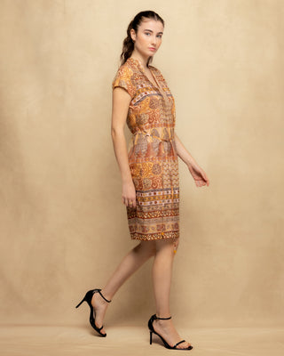 vestido marron corto 2