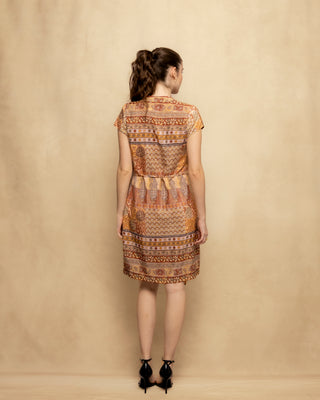 vestido marron corto 3