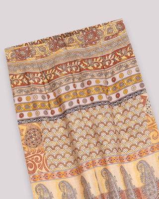 pantalon estampado marron 8