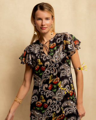 vestido corto de gasa 3