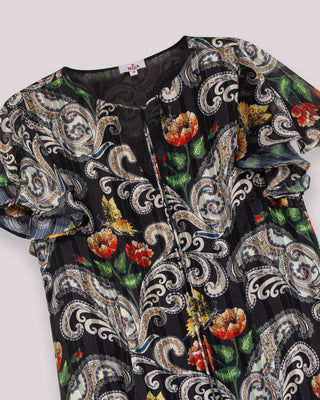 vestido corto de gasa 6