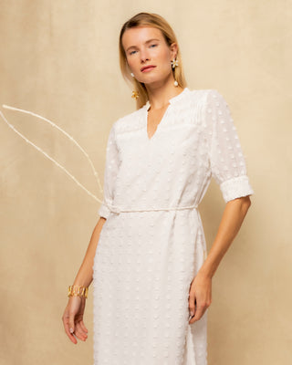 vestido blanco boho corto 1
