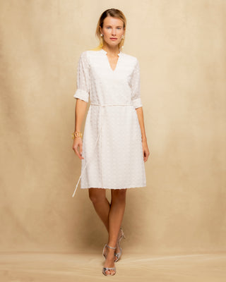 vestido blanco boho corto 3