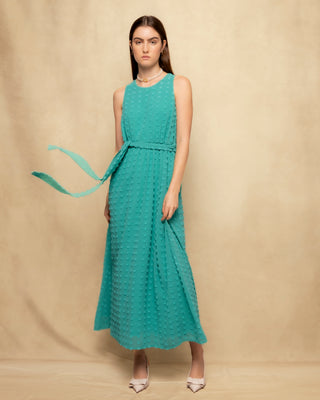 vestido largo turquesa 1