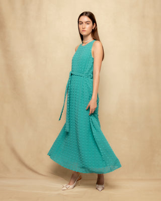 vestido largo turquesa 4