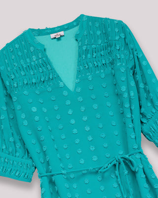 vestido lunares manga abullonada 8
