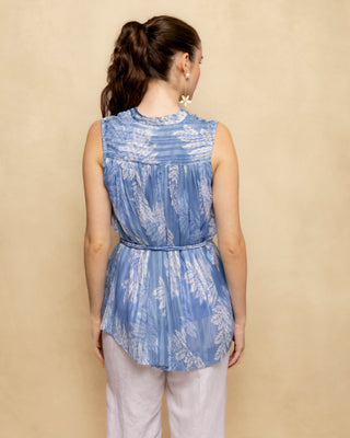 blusa azul satinada 5