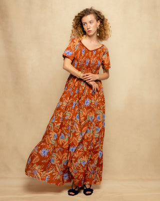 vestido rojo escote bardot 1