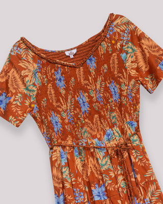 vestido rojo escote bardot 7