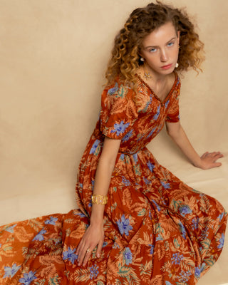 vestido rojo escote bardot 4