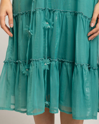 vestido verde aguamarina 5