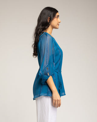 blusa azul marino mujer 3