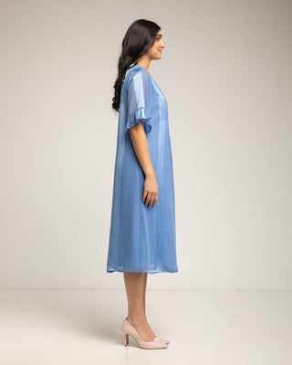 vestido midi recto 3