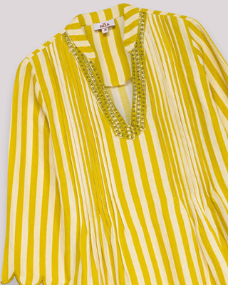vestido corto fruncido 8