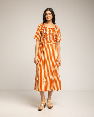 vestido midi informal 2