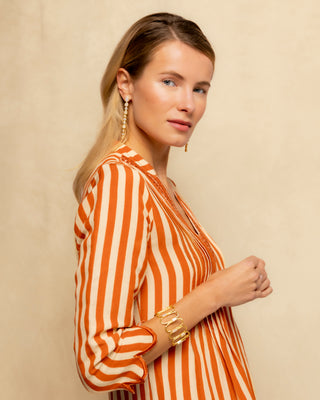 vestido naranja casual 3