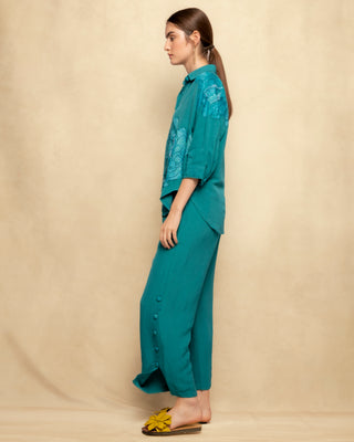pantalon lino tiro alto 6