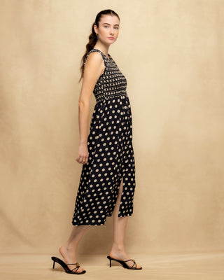 vestido midi lunares 4