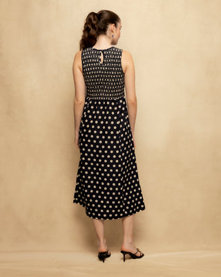 vestido midi lunares 5