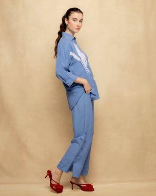 camisa azul bordado 5
