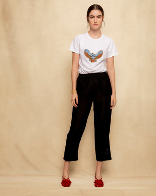 pantalon negro bordado 1