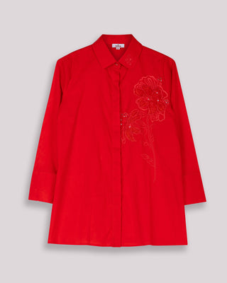 Blusa Roja De Vestir Fiorella