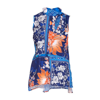 Blusa estampada manga sisa