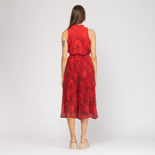 Vestido midi sin mangas