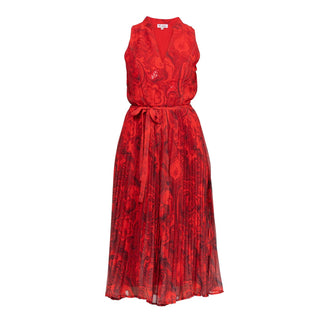 Vestido midi sin mangas