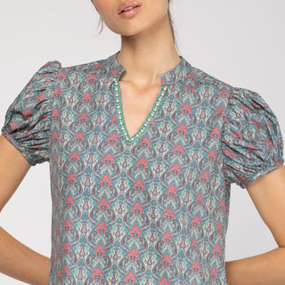 Vestido corto relajado