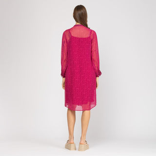 Vestido corto estilo camisero
