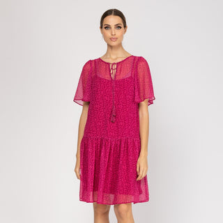 Vestido corto de ajuste relajado