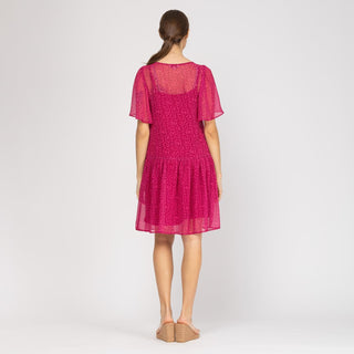 Vestido corto de ajuste relajado