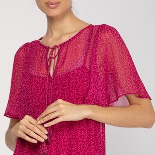 Vestido corto de ajuste relajado