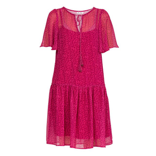 Vestido corto de ajuste relajado