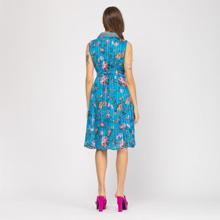 Vestido de camisa sin mangas cortas