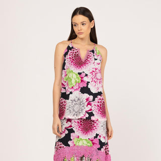 Blusa de tirantes de algodón