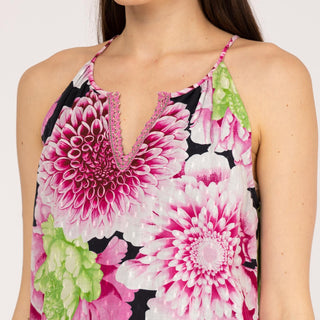 Blusa de tirantes de algodón