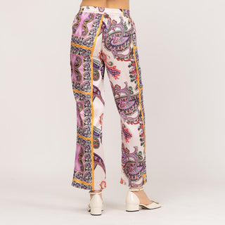 Pantalón recto de tiro alto