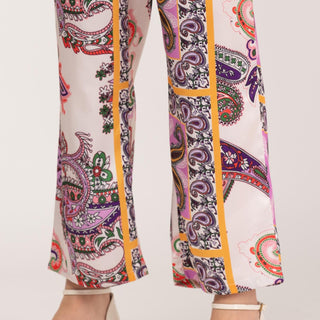 Pantalón recto de tiro alto
