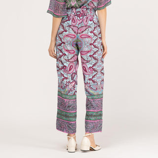 Pantalón fluido de tiro alto