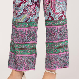 Pantalón fluido de tiro alto