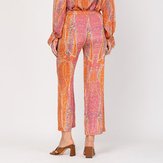 Pantalón fluido de tiro alto