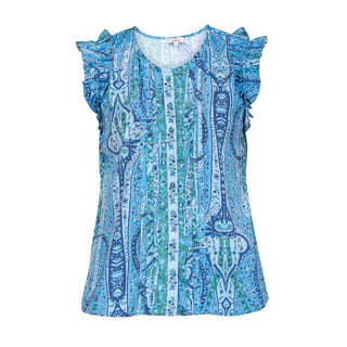 Camisa estampada manga corta