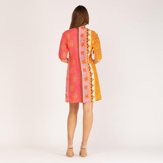 Vestido corto camisero 100% lino